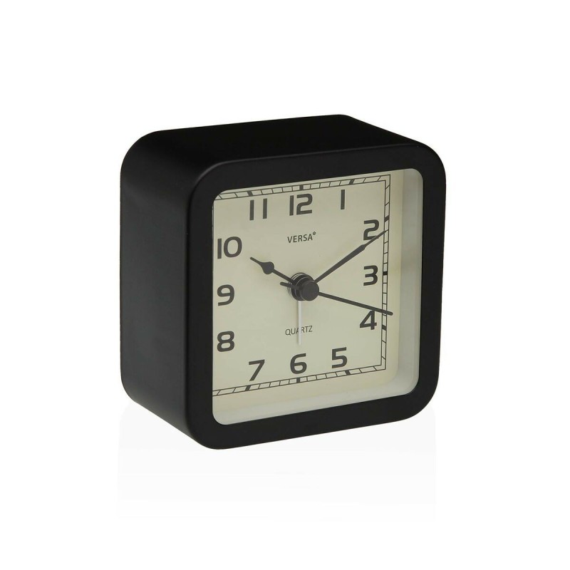 Horloge de table Versa Alvo Noir Plastique 4