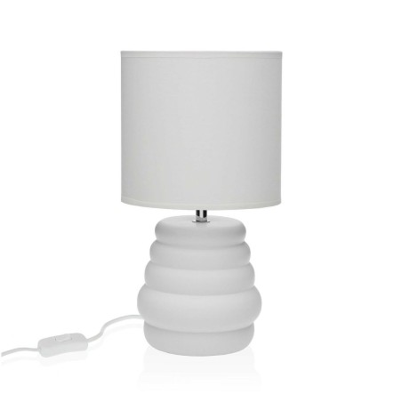 Lampe de bureau Versa Blanc Céramique 40 W 17 x 32