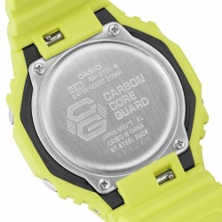 Montre Unisexe Casio G-Shock GA-2100-9A9ER Jaune (Ø 44,5 mm)