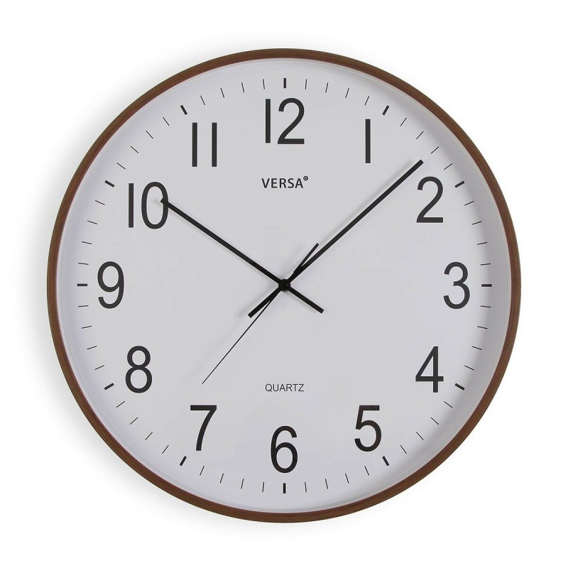 Horloge Murale Versa Plastique Quartz Bois MDF 5