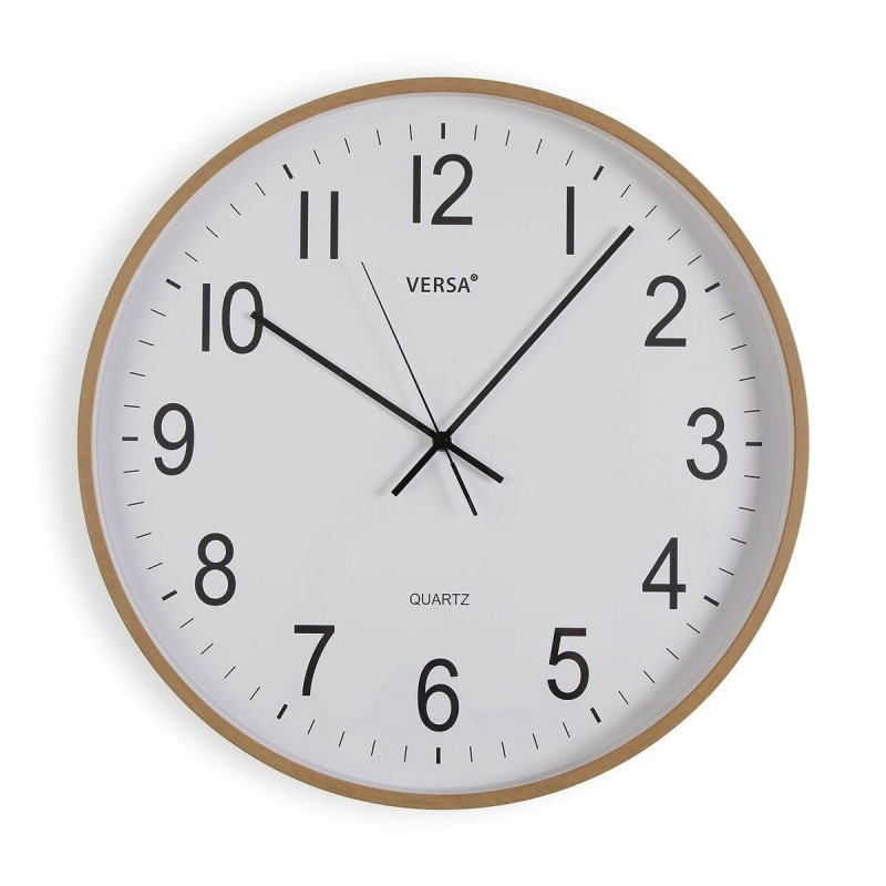 Horloge Murale Versa Plastique Quartz Bois MDF 5