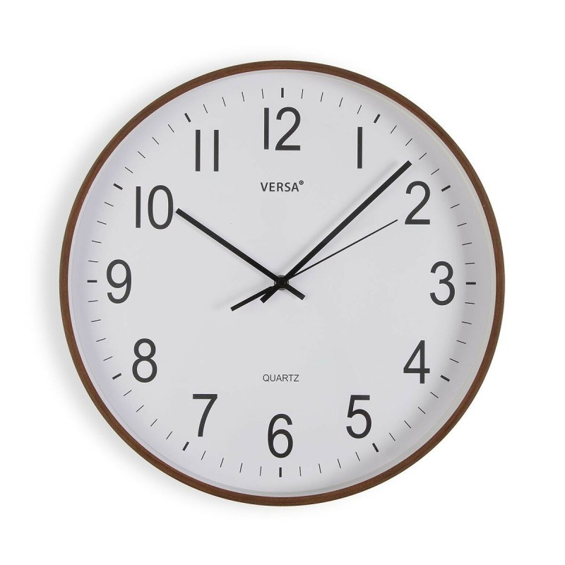 Horloge Murale Versa Plastique Quartz Bois MDF 5