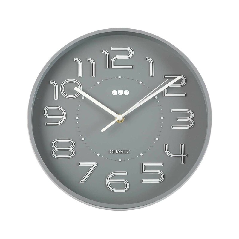 Horloge Murale Versa Gris Plastique 3