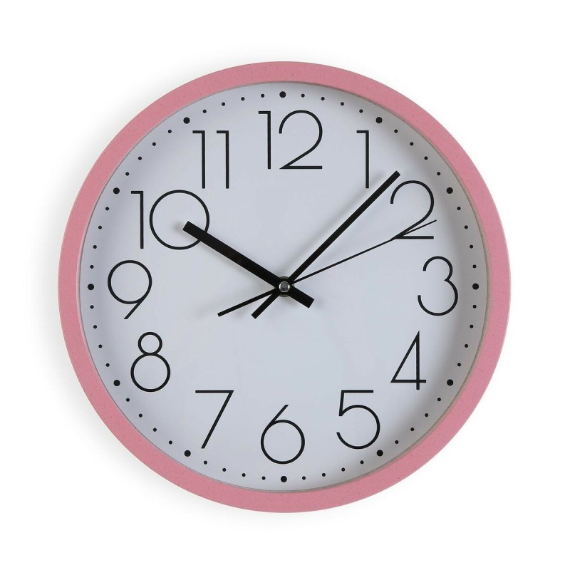 Horloge Murale Versa Rose Bois 4