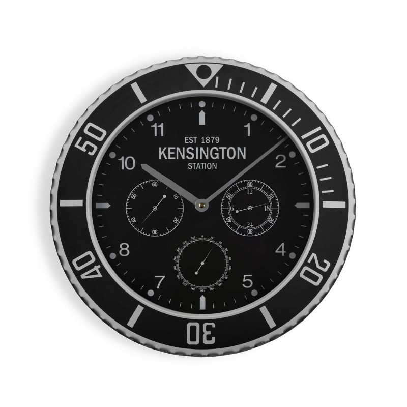 Horloge Murale Versa Kensington Métal 5 x 40 x 40 cm