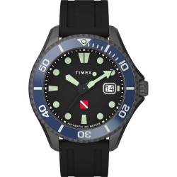 Montre Homme Timex DEEP WATER TIBURON AUTOMATIC Noir (Ø 44 mm)