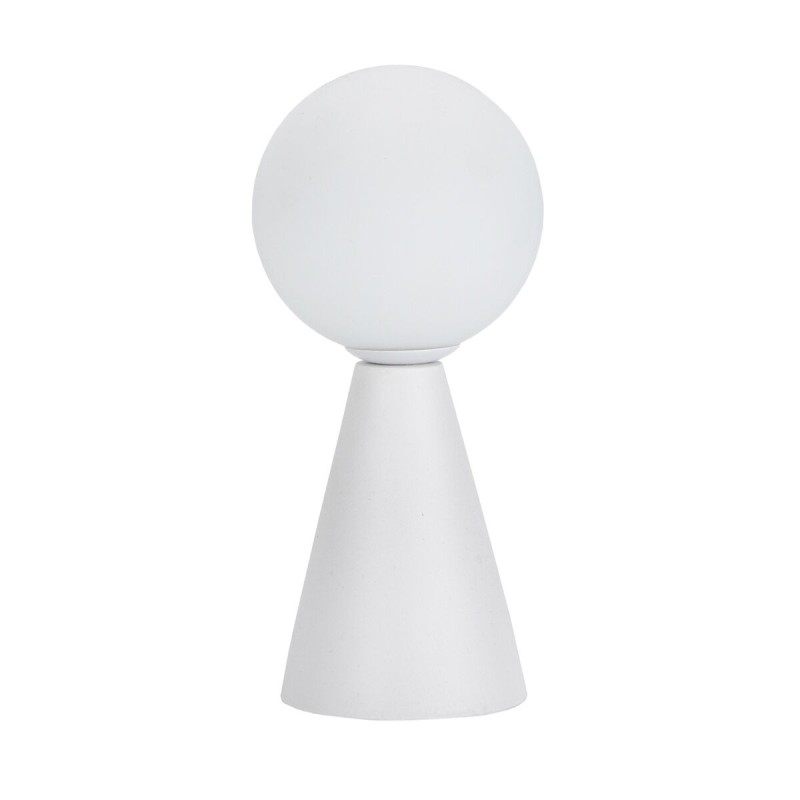 Lampe de bureau Versa Blanc Céramique Verre 40 W 10 x 22