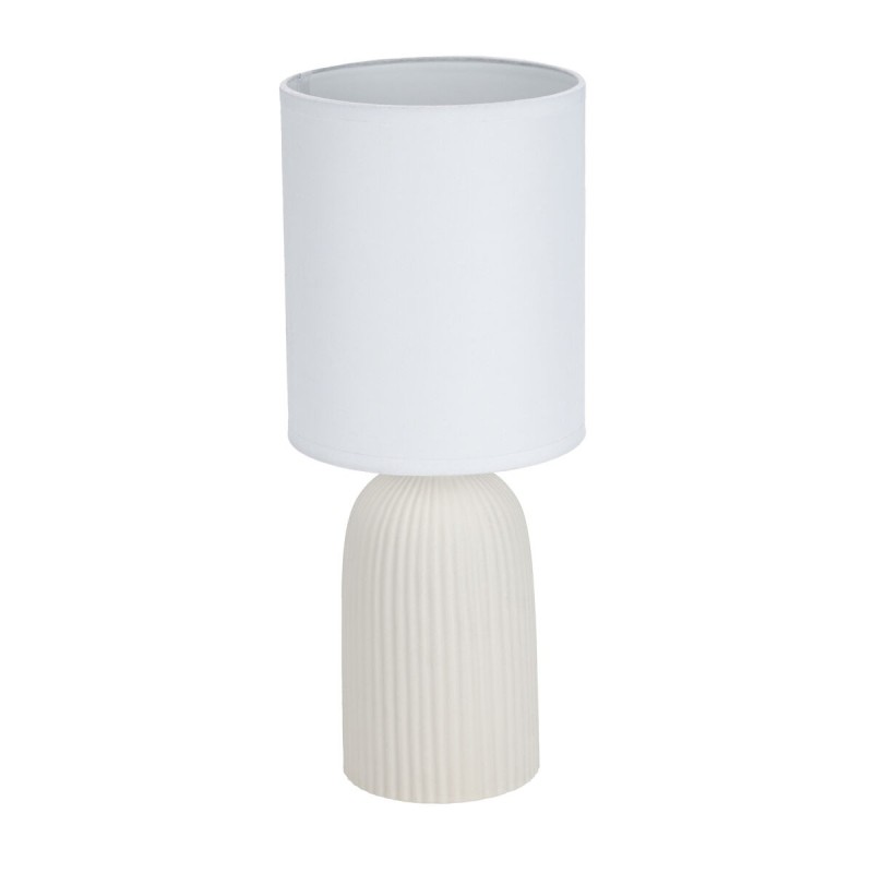 Lampe de bureau Versa Coton Céramique 40 W 15 x 36 cm