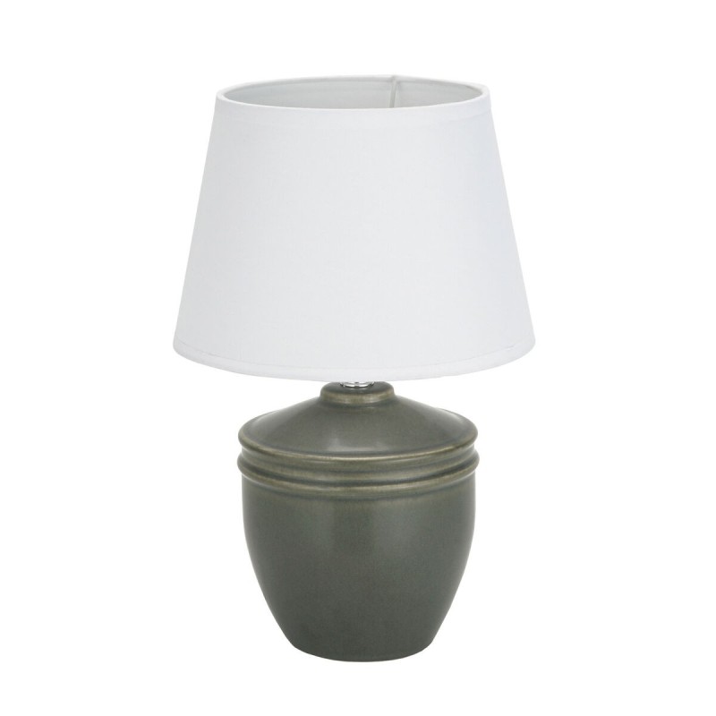 Lampe de bureau Versa Aurelia Coton Céramique 40 W 20 x 31