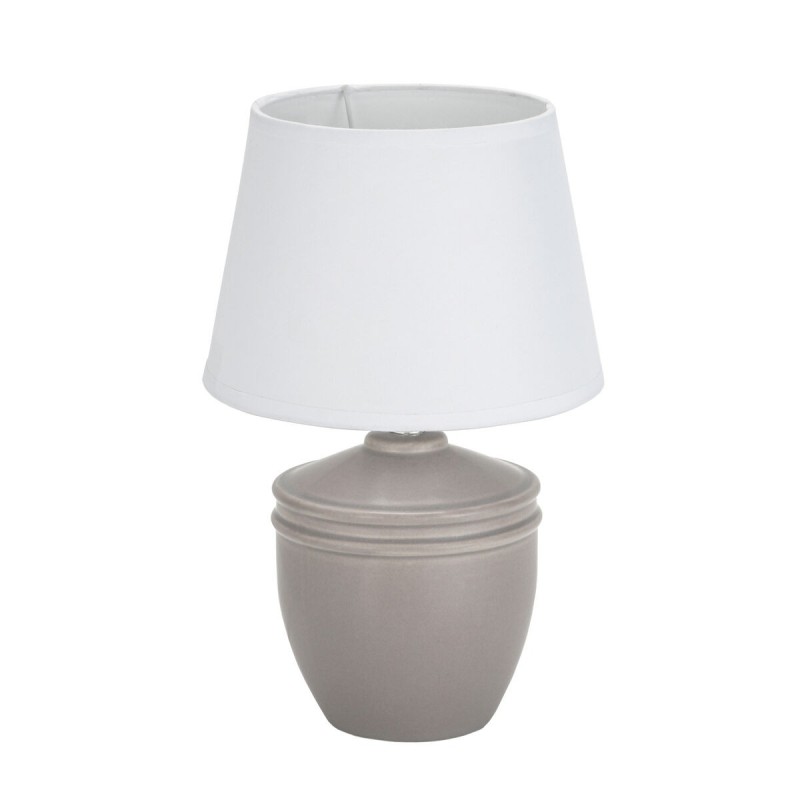 Lampe de bureau Versa Aurelia Gris Coton Céramique 40 W 20 x 31