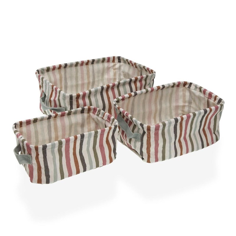 Set de basket Versa Ligne Textile 18 x 14 x 28 cm