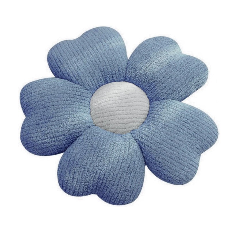 Coussin Versa Bleu Fleur 48 x 48 cm