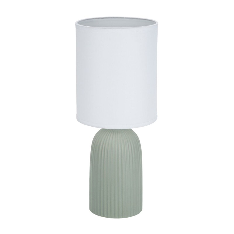 Lampe de bureau Versa Vert Coton Céramique 40 W 15 x 36 cm