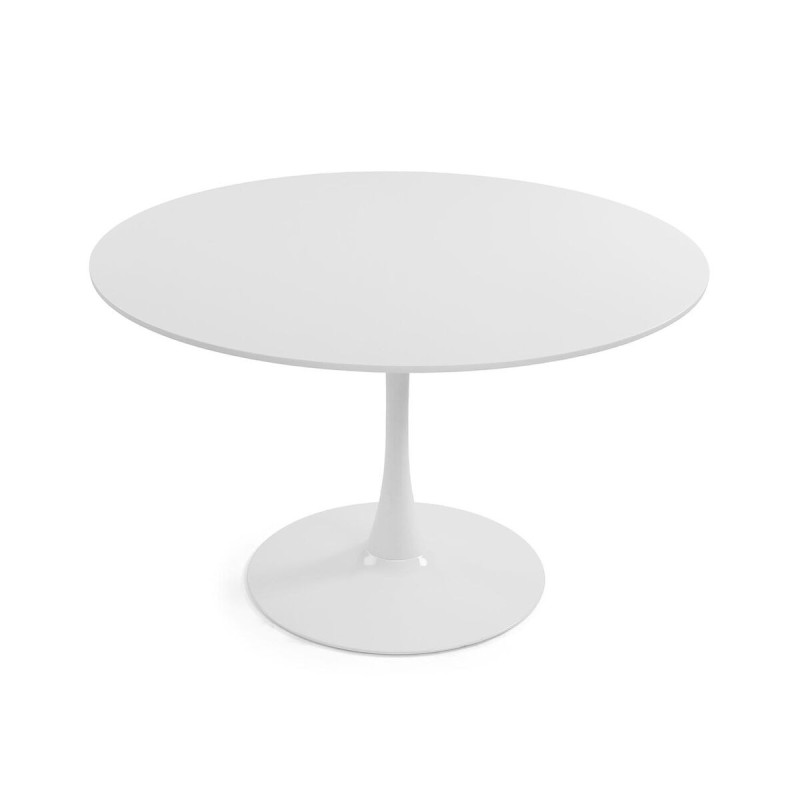 Table d'appoint Versa Blanc 120 x 73 x 120 cm