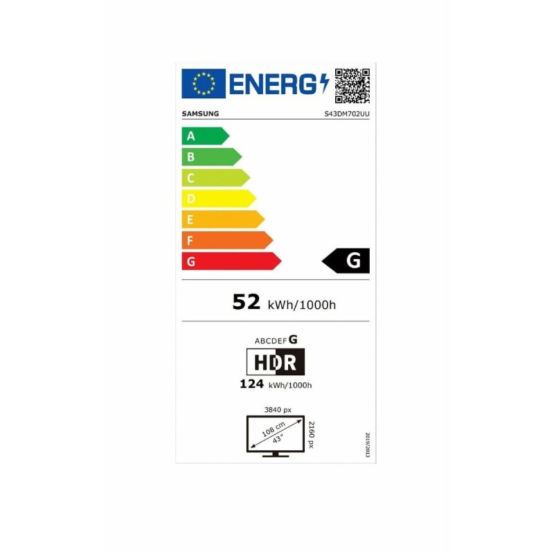 Écran Samsung LS43DM702UUXEN 4K Ultra HD 43"