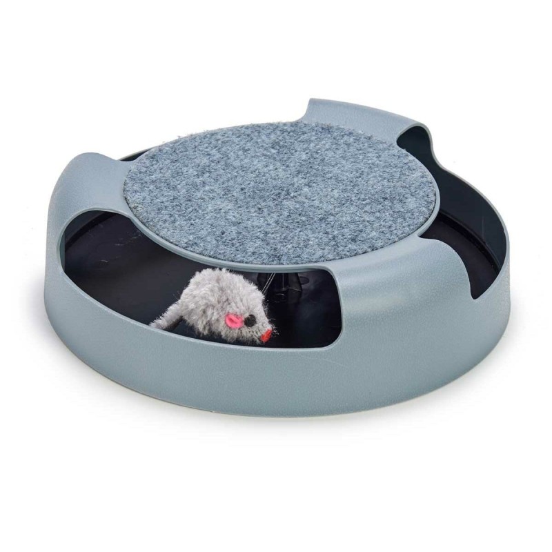 Jouet pour chats Souris Rueda Gris polypropylène 25 x 6