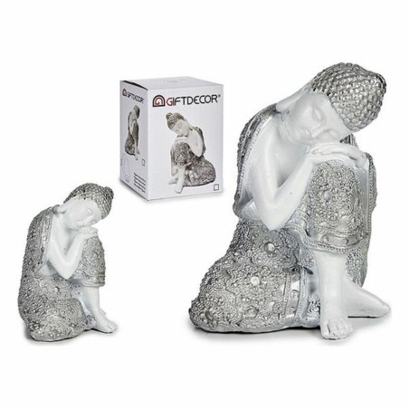 Figurine Décorative Blanc Argenté 10