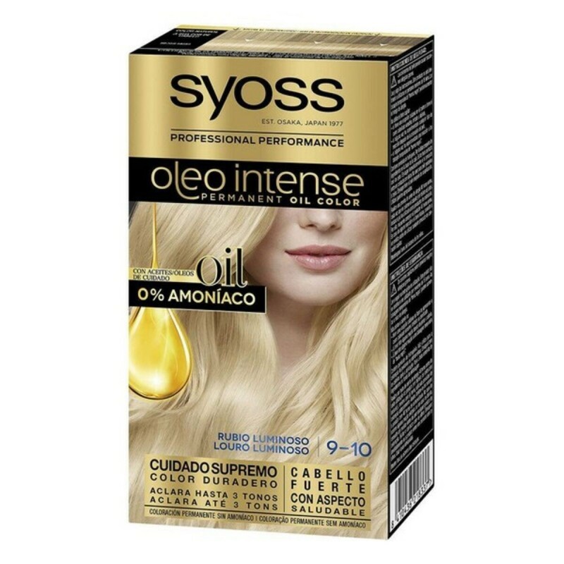 Teinture permanente   Syoss Olio Intense Sans ammoniaque Nº 9