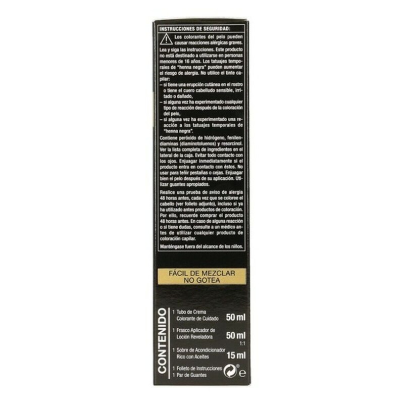 Teinture permanente   Syoss Olio Intense Sans ammoniaque Nº 1,10 Noir Intense