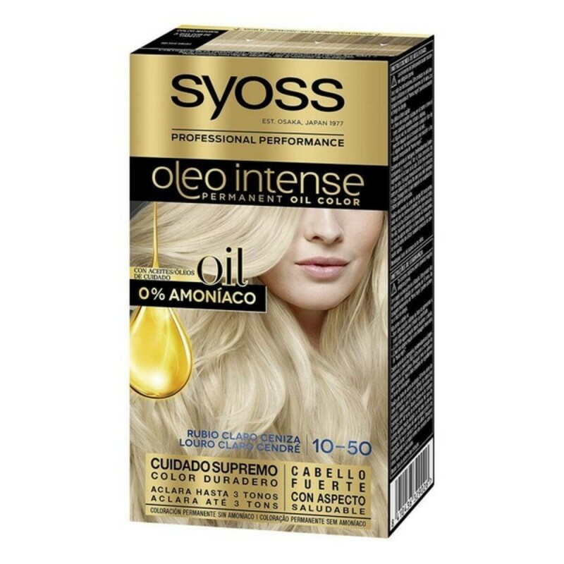 Teinture permanente   Syoss Olio Intense Sans ammoniaque Nº 10