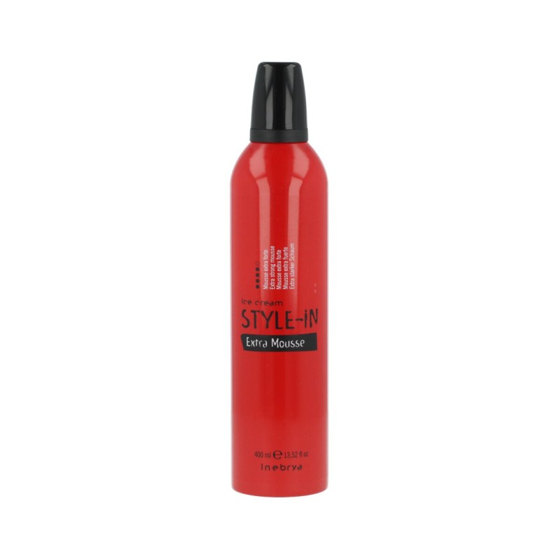 Mousse Fixative Très Forte Inebrya Style-In 400 ml