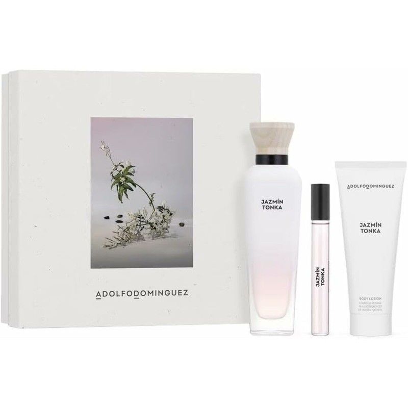 Set de Parfum Femme Adolfo Dominguez Jazmín Tonka 3 Pièces