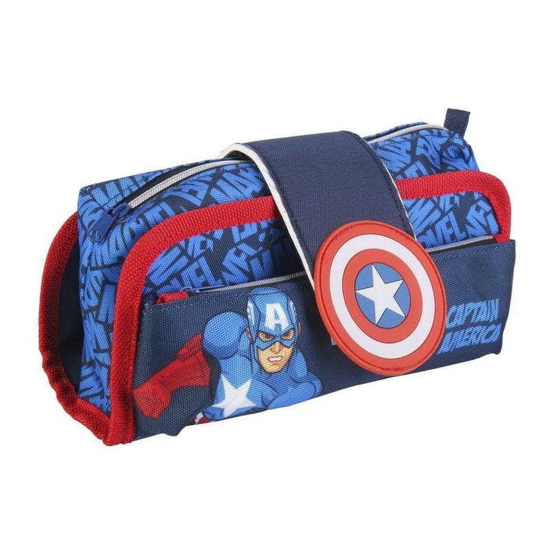 Trousse d'écolier Marvel Bleu (22 x 12 x 7 cm)