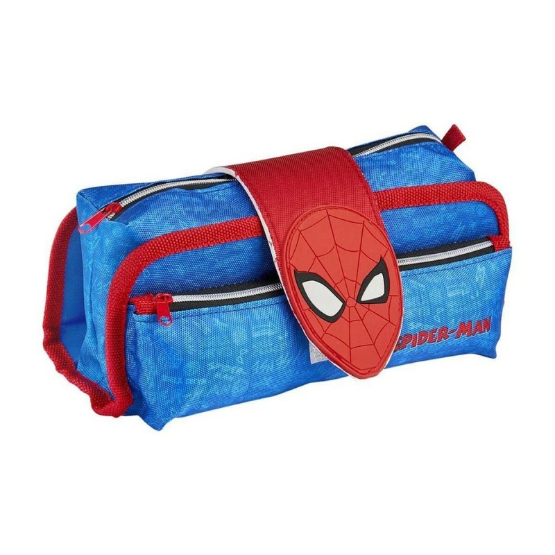 Trousse d'écolier Spider-Man Bleu 22 x 12 x 7 cm