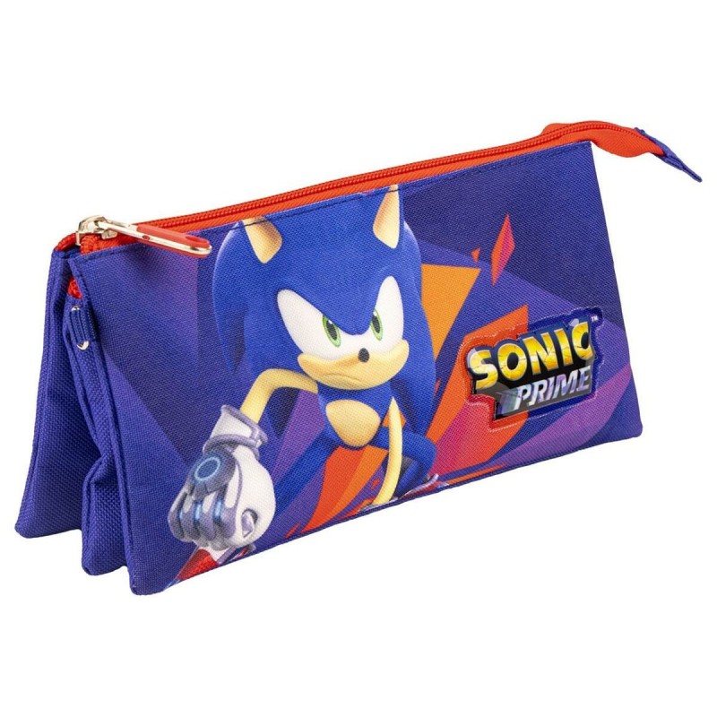 Trousse Fourre-Tout Triple Sonic Violet 22