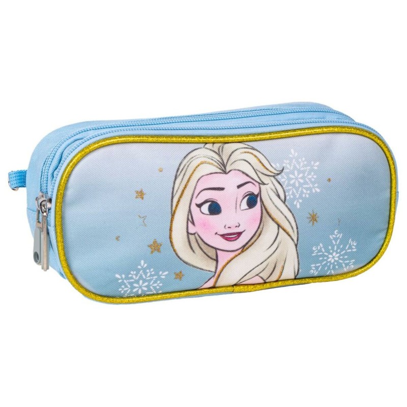 Trousse Fourre-Tout Double Frozen Bleu 22