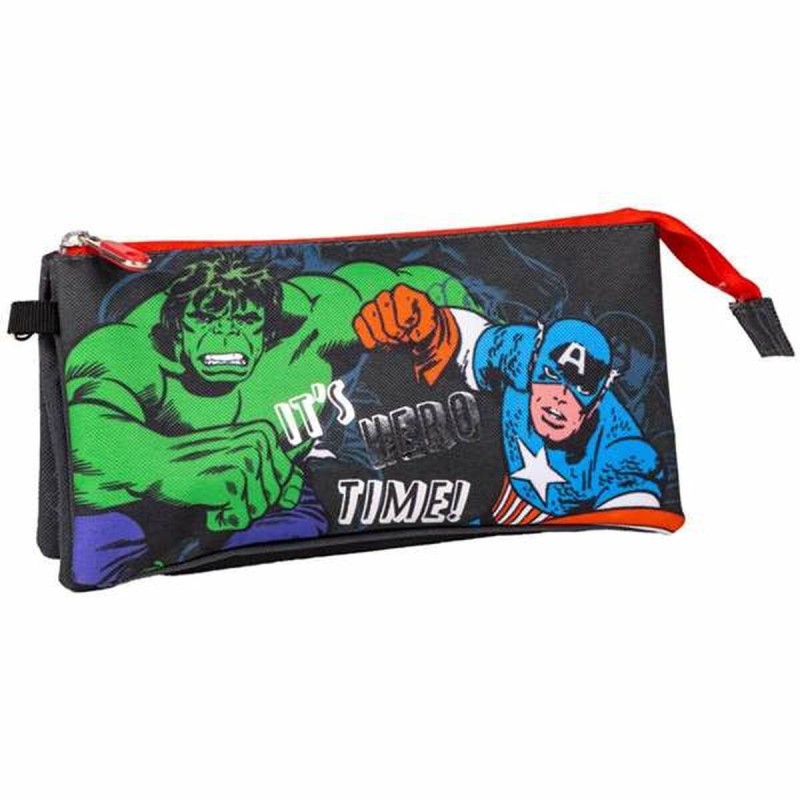 Trousse Fourre-Tout Triple The Avengers Multicouleur