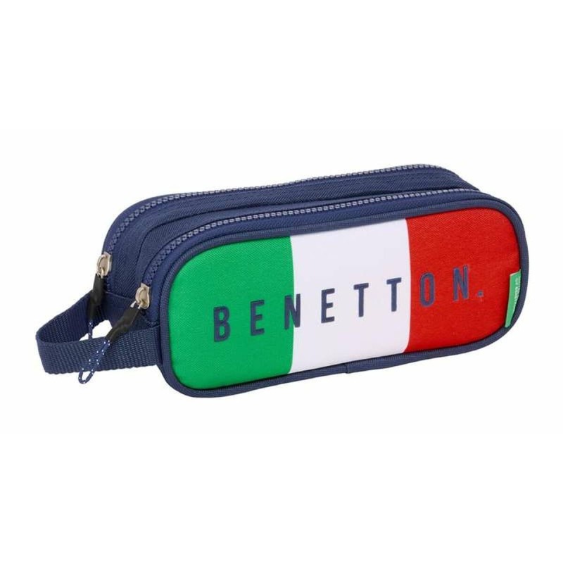 Trousse Fourre-Tout Double Benetton 21 x 8 x 6 cm