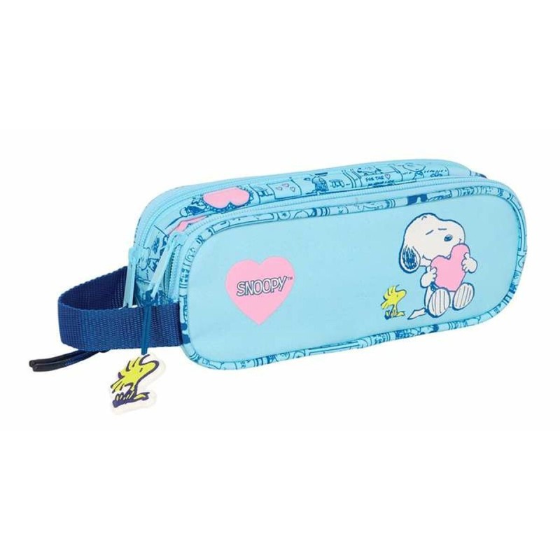 Trousse Fourre-Tout Double Snoopy Love 21 x 8 x 6 cm