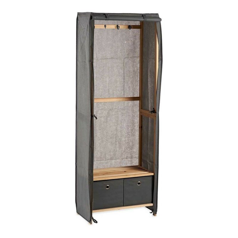 Porte-manteau Kipit MH18002H Gris Bois 31