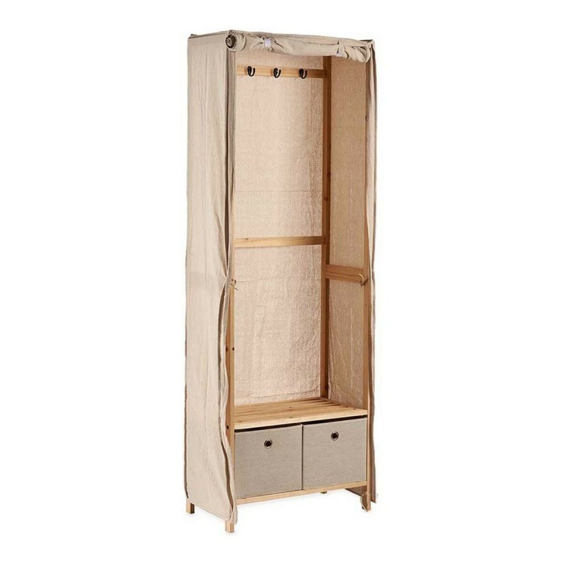 Porte-manteau Kipit MH18002 Beige Bois 31