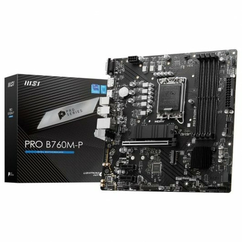 Carte Mère MSI PRO B760M-P DDR4 LGA 1700 Intel B760