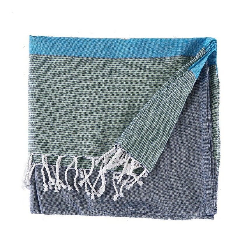 Foulard multi-usages Rayures Bleu (160 x 200 cm)