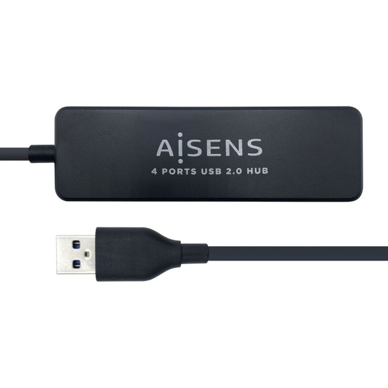 Hub USB Aisens A104-0402 Noir