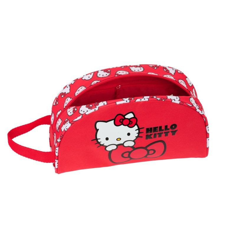 Nécessaire de Voyage Hello Kitty Iconic Blanc Rouge 26 x 16 x 9 cm