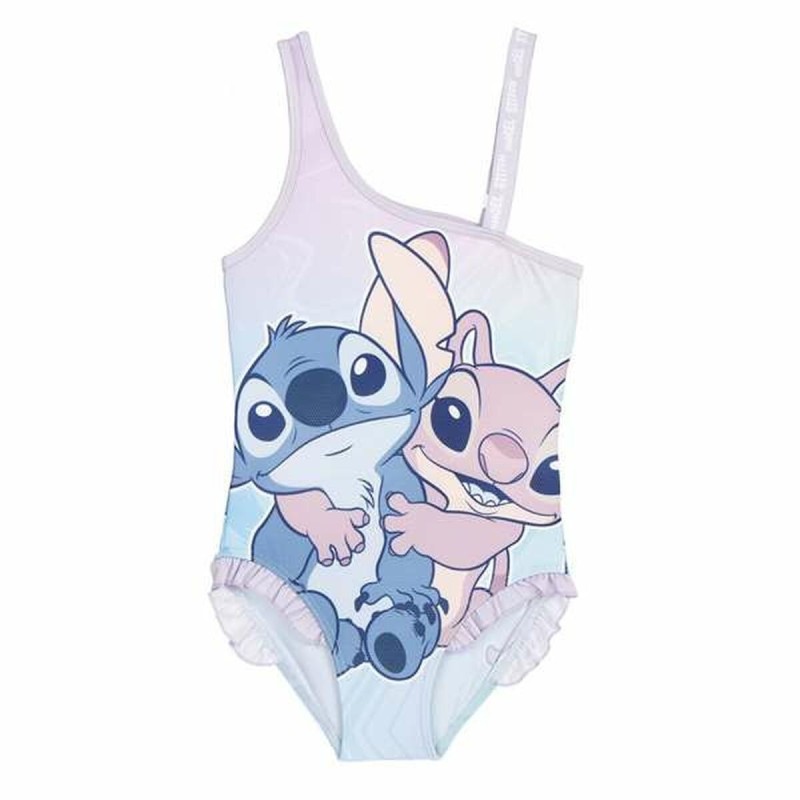 Maillot de Bain Fille Stitch Multicouleur Lila