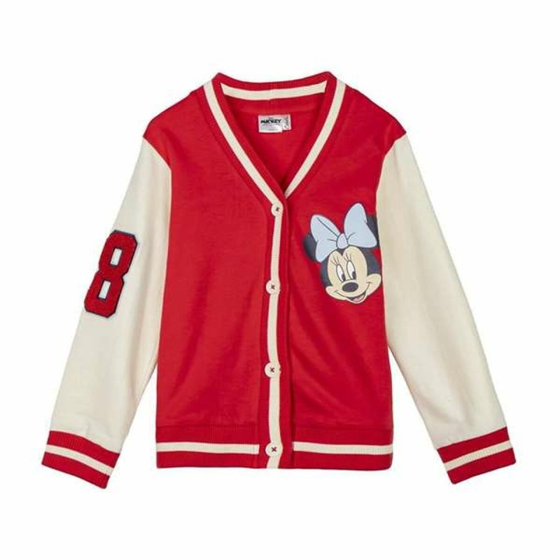 Veste de Survêtement pour Enfants Minnie Mouse Rouge