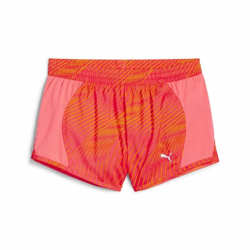 Short de Sport pour Femme Puma Puma Run Favorite Aop Velocity 3" Rouge