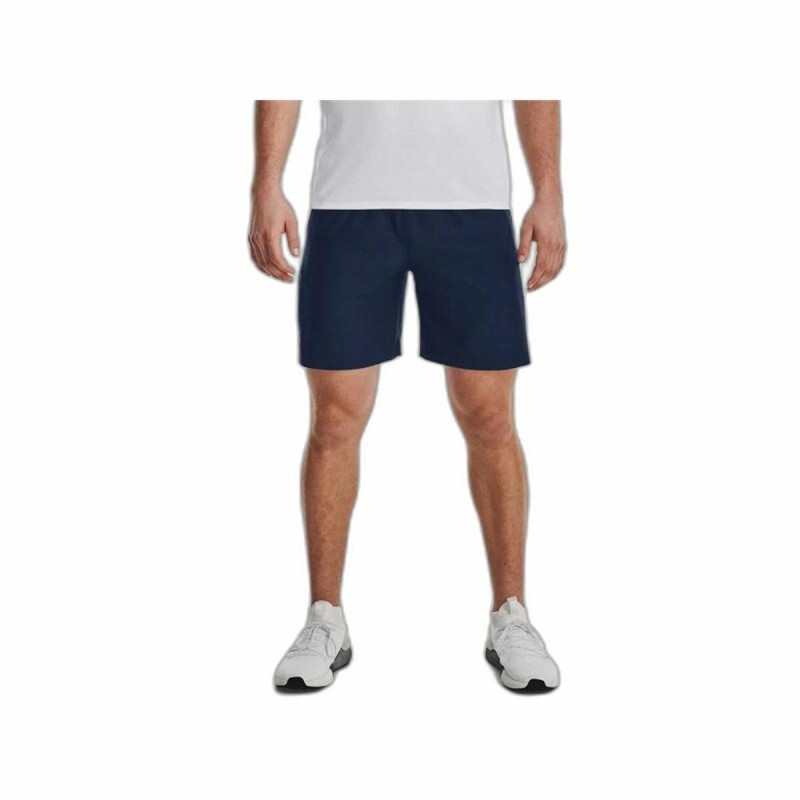 Short de Sport pour Homme Under Armour Tech Vent Bleu