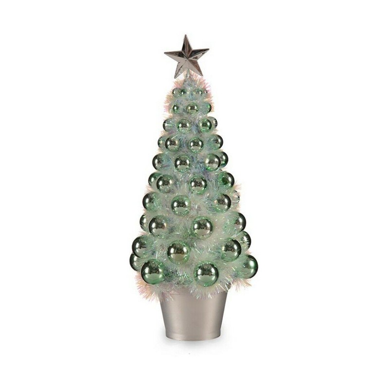 Sapin de Noël Iridescent Vert Plastique 16 x 37