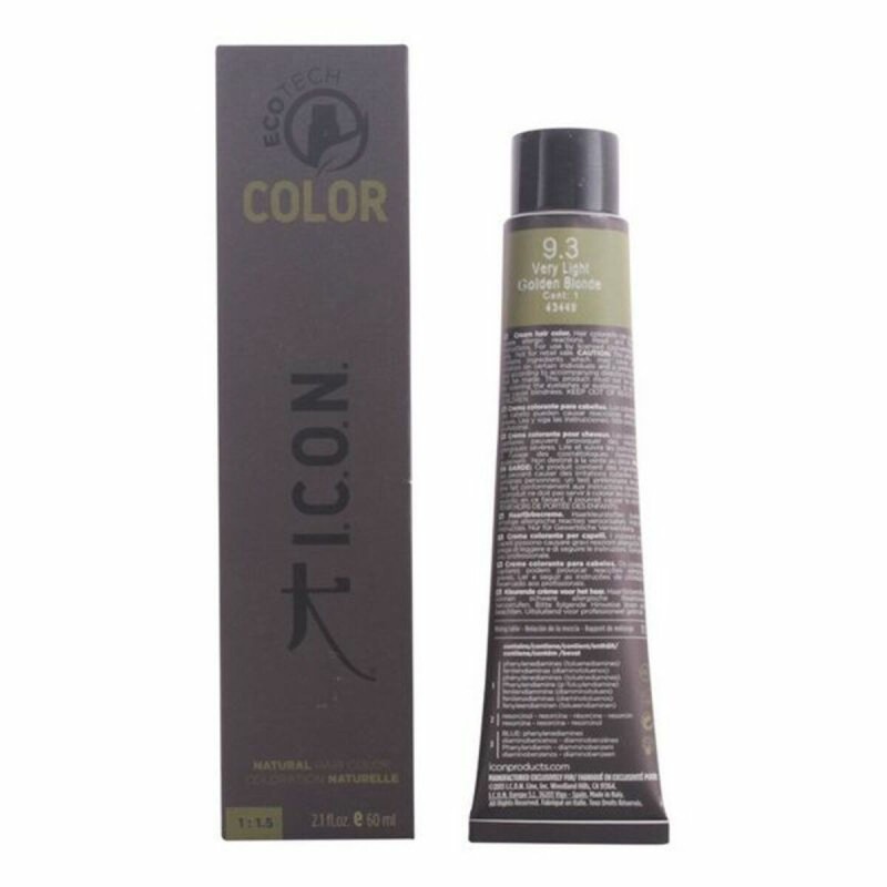 Teinture permanente Ecotech Color Natural Color I.c.o.n. Ecotech Color Nº 9.0-rubio muy claro 60 ml