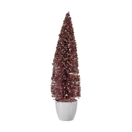 Sapin de Noël Grand 10 x 38 x 10 cm Rose Doré Plastique