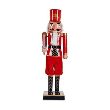 Figurine Décorative Rouge Noir Casse-Noisette 7