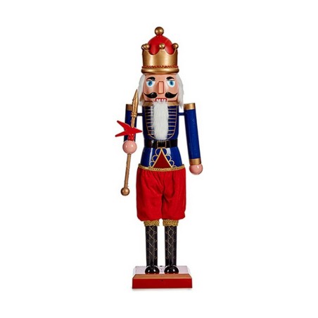 Figurine Décorative Rouge Bleu Casse-Noisette 12