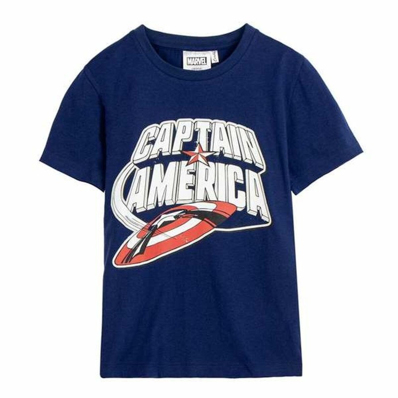 T-shirt à manches courtes enfant The Avengers Bleu