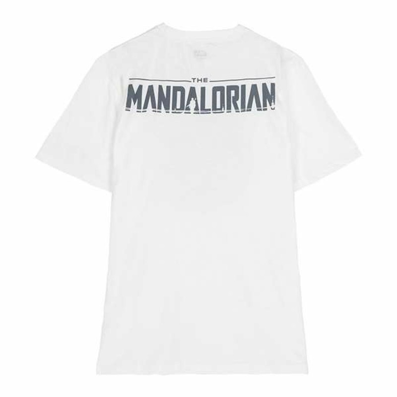 T-shirt à manches courtes femme The Mandalorian Blanc